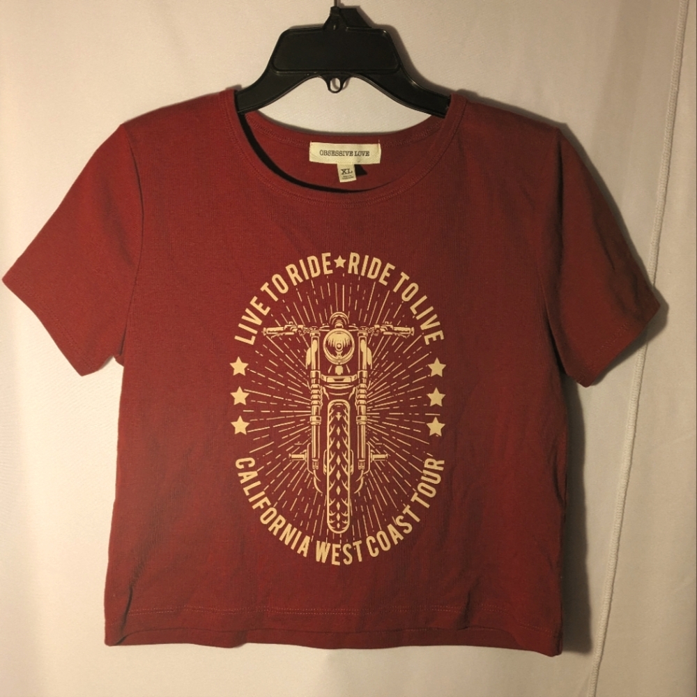Obsessive Love Cropped T-Shirt